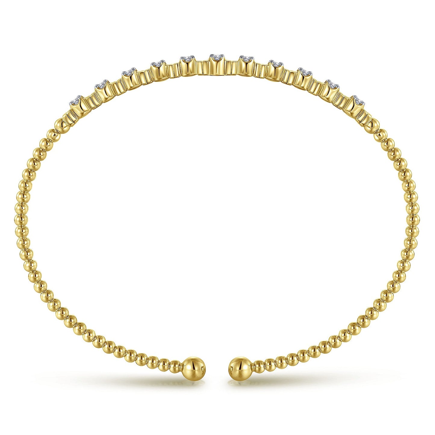 Gabriel & Co. Yellow Gold Diamond Bujukan Bracelet