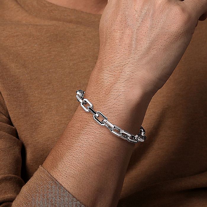 Gabriel & Co. Sterling Silver Open Link Chain Bracelet