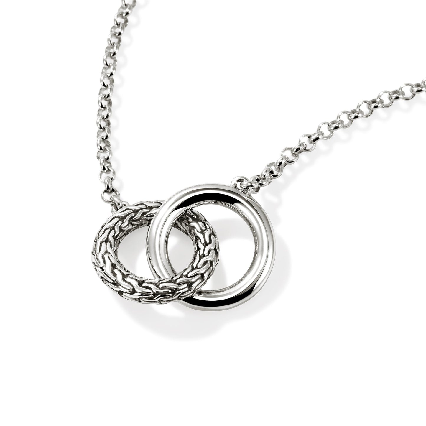 John Hardy Sterling Silver Essential Linked Necklace