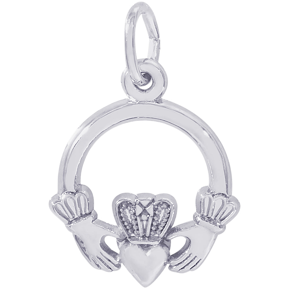 Rembrandt Claddagh Charm - Silver Charms