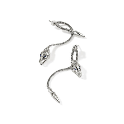 John Hardy Sterling Silver Naga Drop Earrings