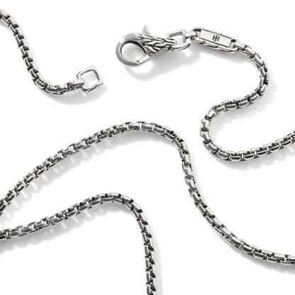 John Hardy Sterling Silver Box Chain