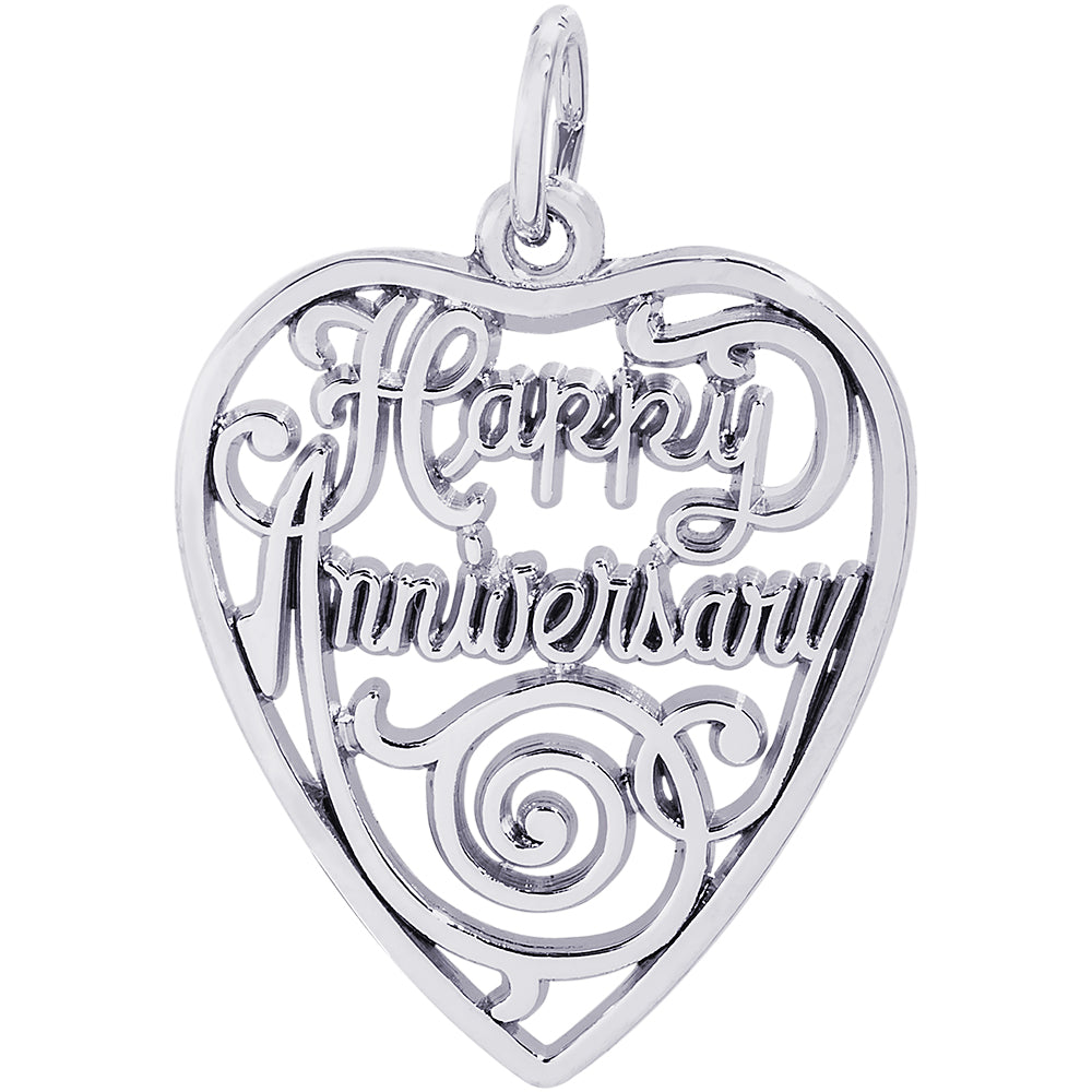 Rembrandt Anniversary Charm - Silver Charms