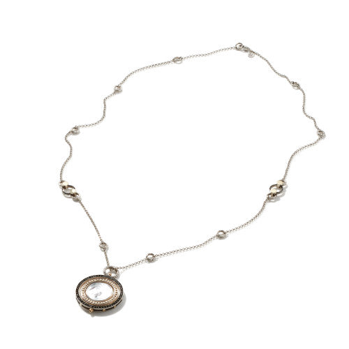 John Hardy Sterling Silver & Gold Moon Door Necklace