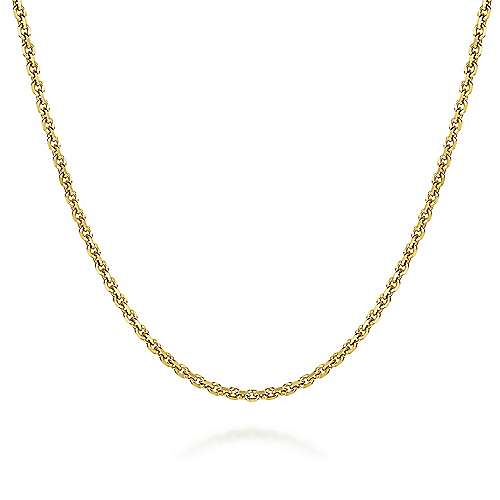 Gents Gabriel & Co. Gold Link Chain - Gents Necklace