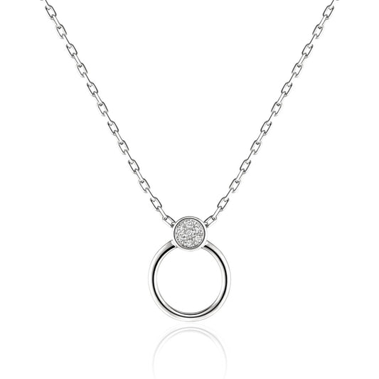 White Gold Diamond Pendant