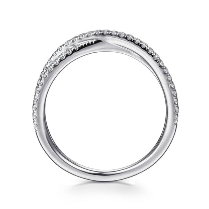 Gabriel & Co. White Gold Diamond Ring