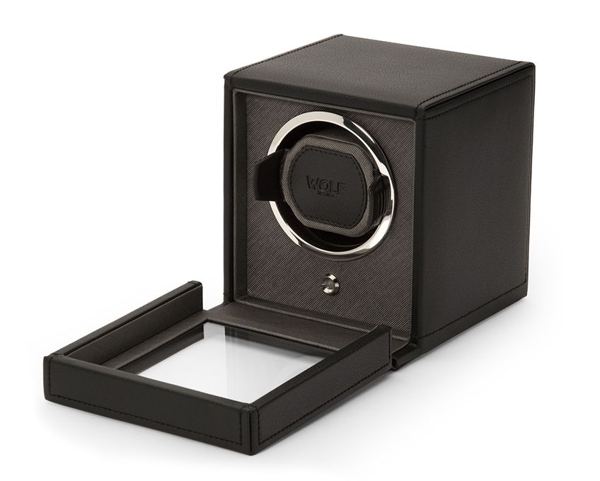 Wolf Cub Single Watch Winder With Cover