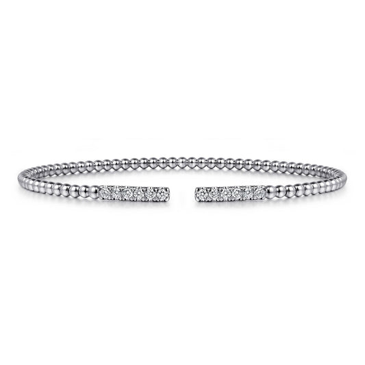 Gabriel & Co. White Gold Diamond Bujukan Bracelet