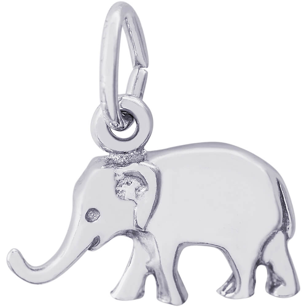 Rembrandt Elephant Charm - Silver Charms