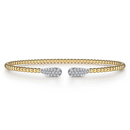 Gabriel & Co. Yellow Gold Diamond Bujukan Bracelet