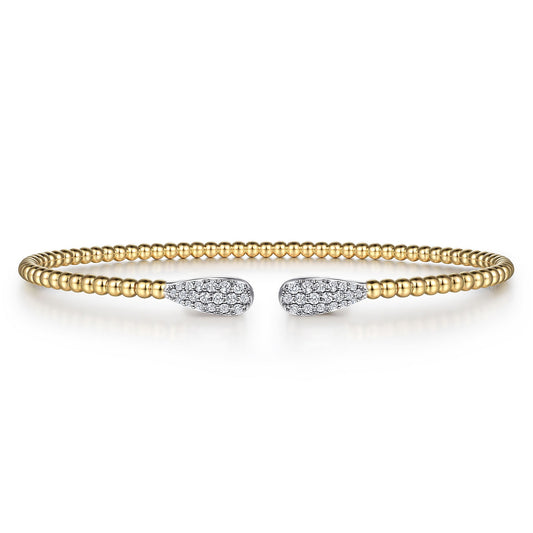 Gabriel & Co. Yellow Gold Diamond Bujukan Bracelet