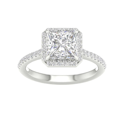 White Gold Laboratory Grown Diamond Engagement Ring