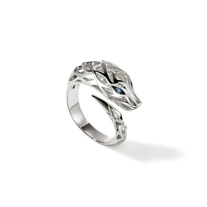 John Hardy Sterling Silver Naga Ring