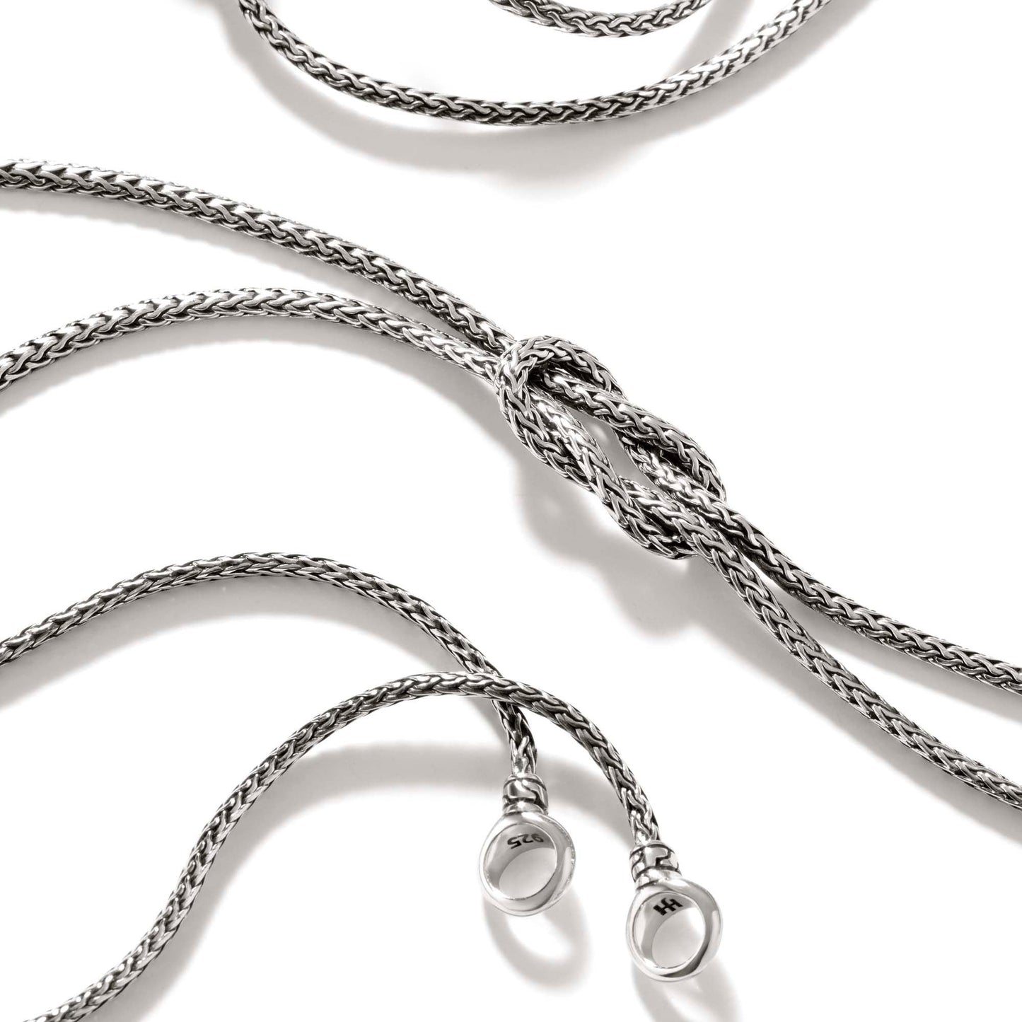 John Hardy Sterling Silver Love Knot Convertible Necklace