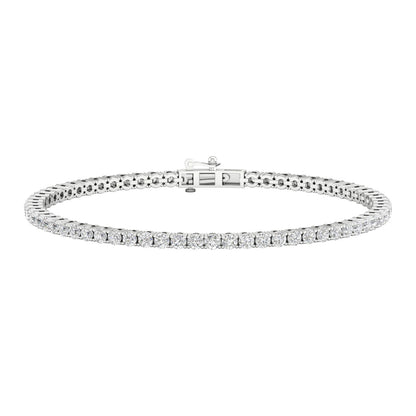 White Gold Tennis Bracelet