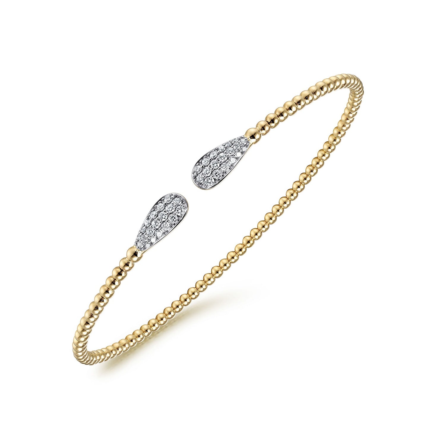 Gabriel & Co. Yellow Gold Diamond Bujukan Bracelet