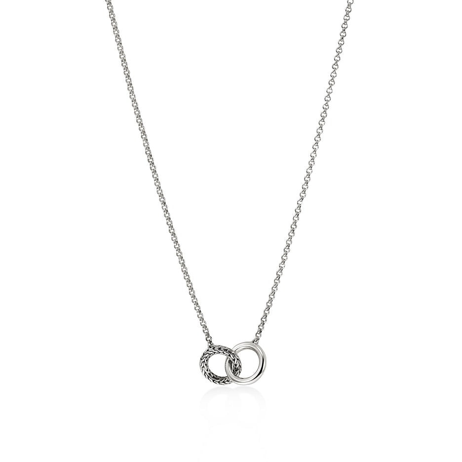 John Hardy Sterling Silver Essential Linked Necklace