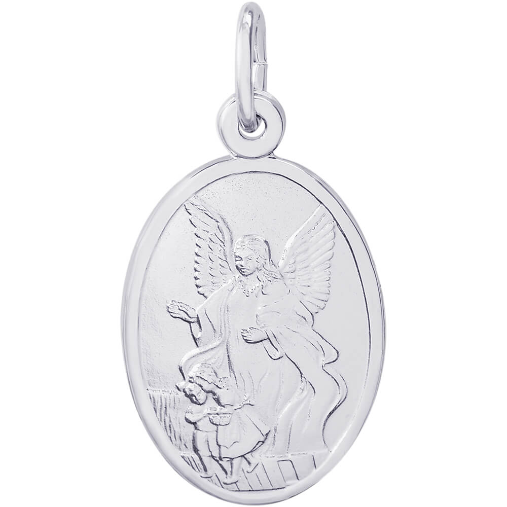 Rembrandt Guardian Angel Charm - Silver Charms