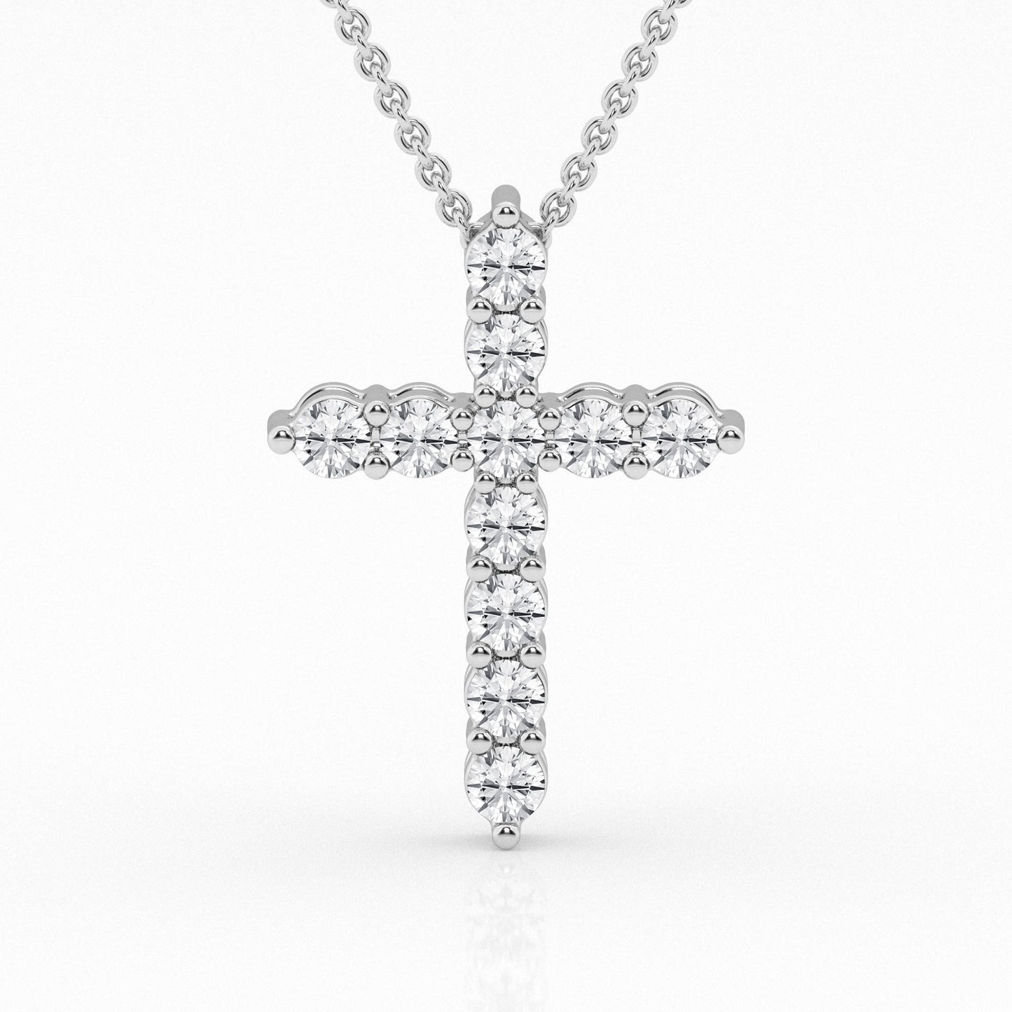 Laboratory Grown Diamond Cross Pendant