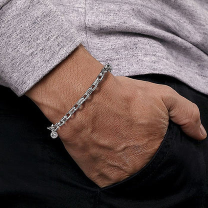 Gabriel & Co Sterling Silver Chain Bracelet - Gents Bracelet