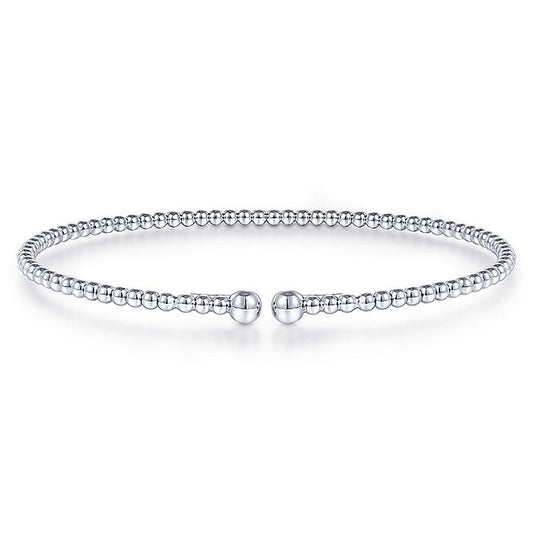 Gabriel & Co White Gold Bujukan Bangle Bracelet - Gold Bracelets