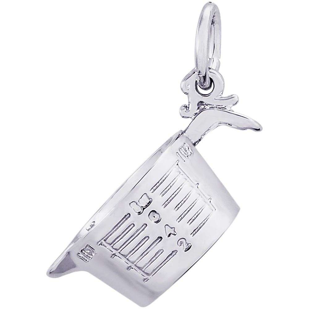 Rembrandt Measuring Cup Charm - Silver Charms