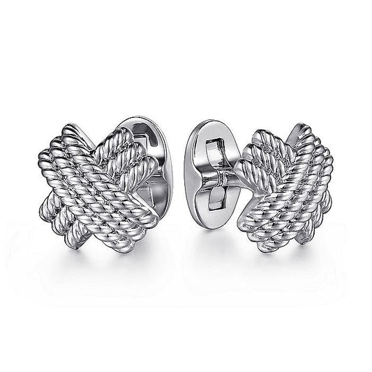 Gabriel & Co. Sterling Silver Cufflinks - Gents Cufflinks