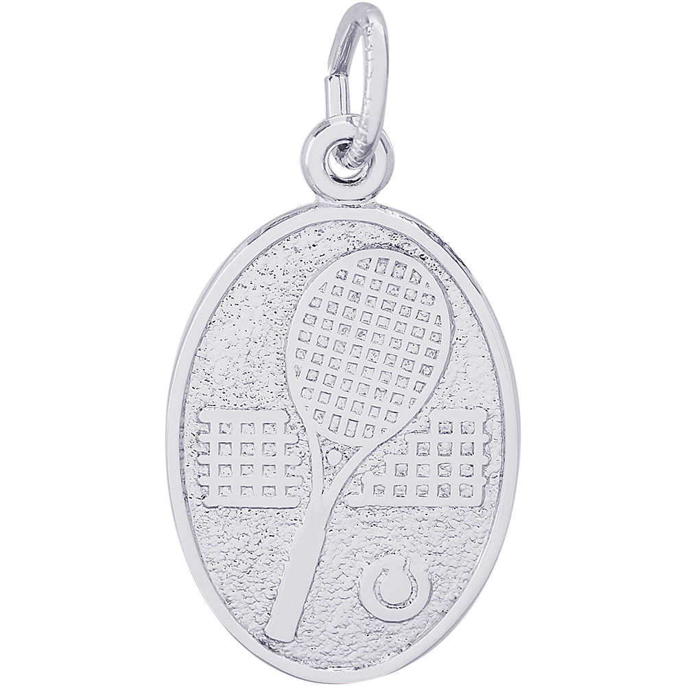 Rembrandt Tennis Charm - Silver Charms