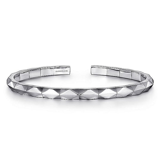 Gabriel & Co. Sterling Silver Cuff Bracelet - Gents Bracelet