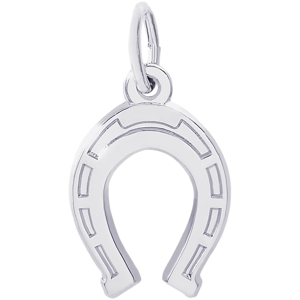 Rembrandt Horseshoe Charm - Silver Charms