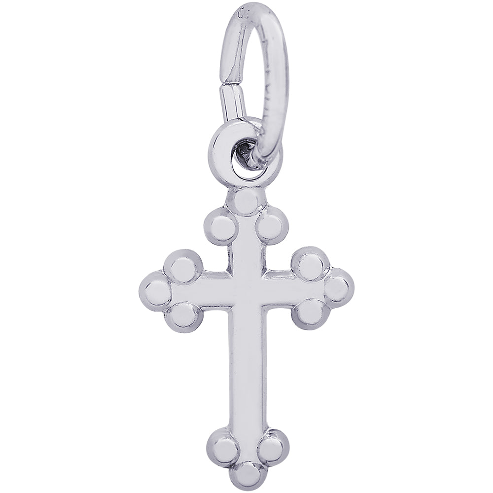 Rembrandt Cross Charm - Silver Charms