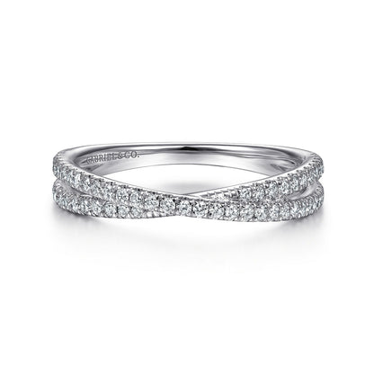 Gabriel & Co. White Gold Diamond Ring