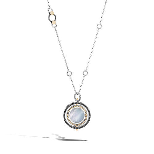 John Hardy Sterling Silver & Gold Moon Door Necklace