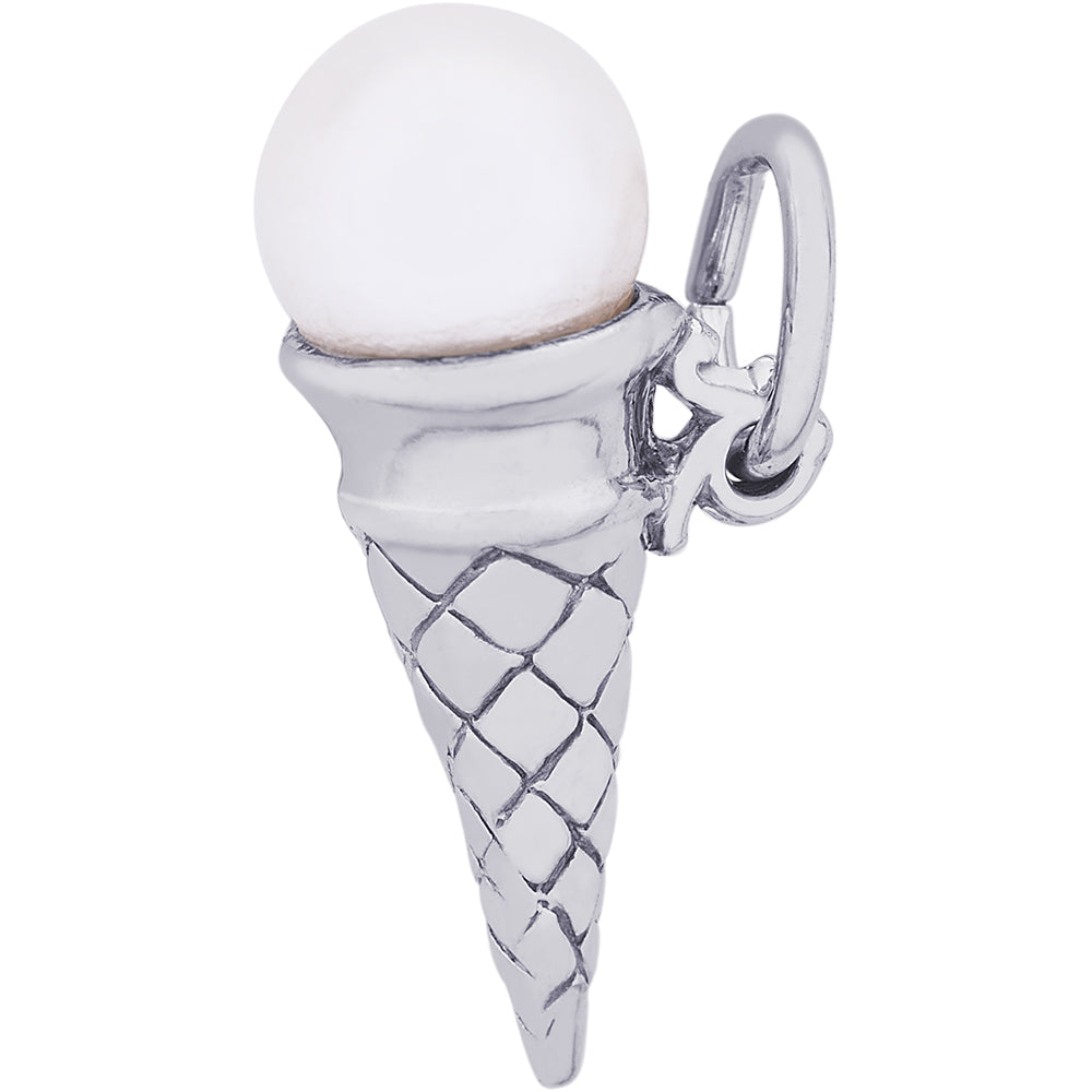 Rembrandt Ice Cream Charm - Silver Charms