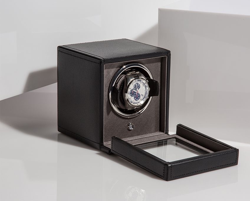 Wolf Cub Single Watch Winder With Cover