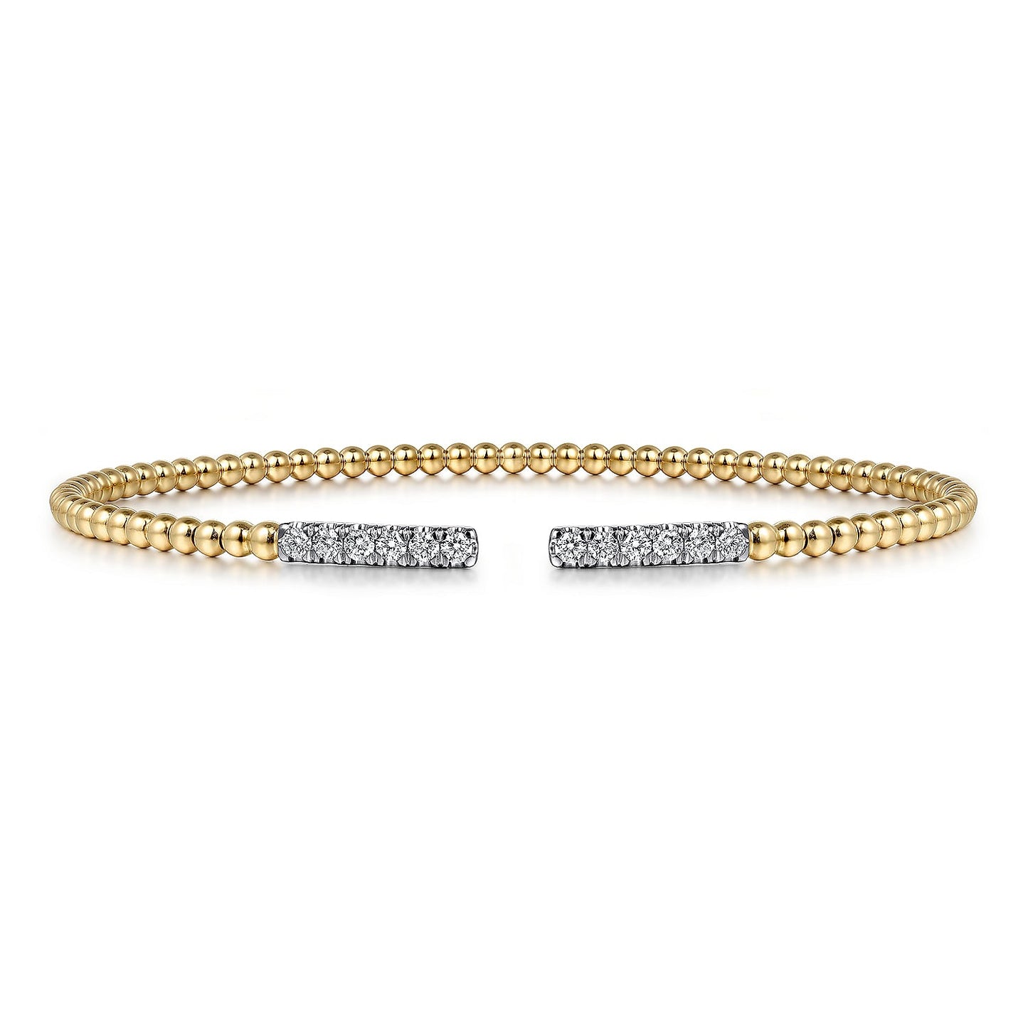 Gabriel & Co. Yellow Gold Diamond Bujukan Bracelet