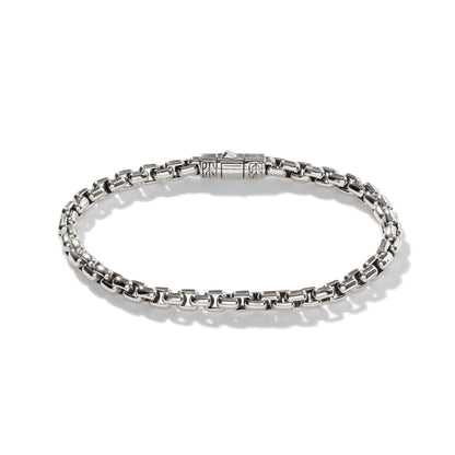 John Hardy Sterling Silver Box Chain Bracelet