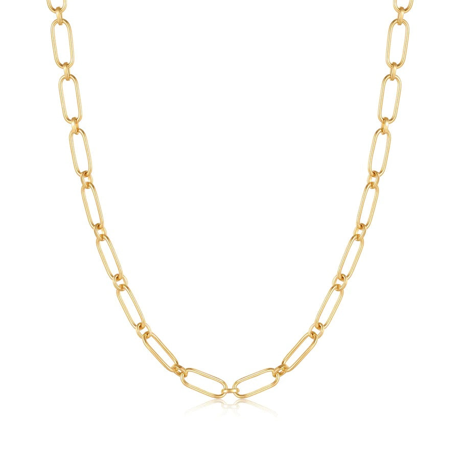 Ania Haie Connect Paperclip Chain Necklace