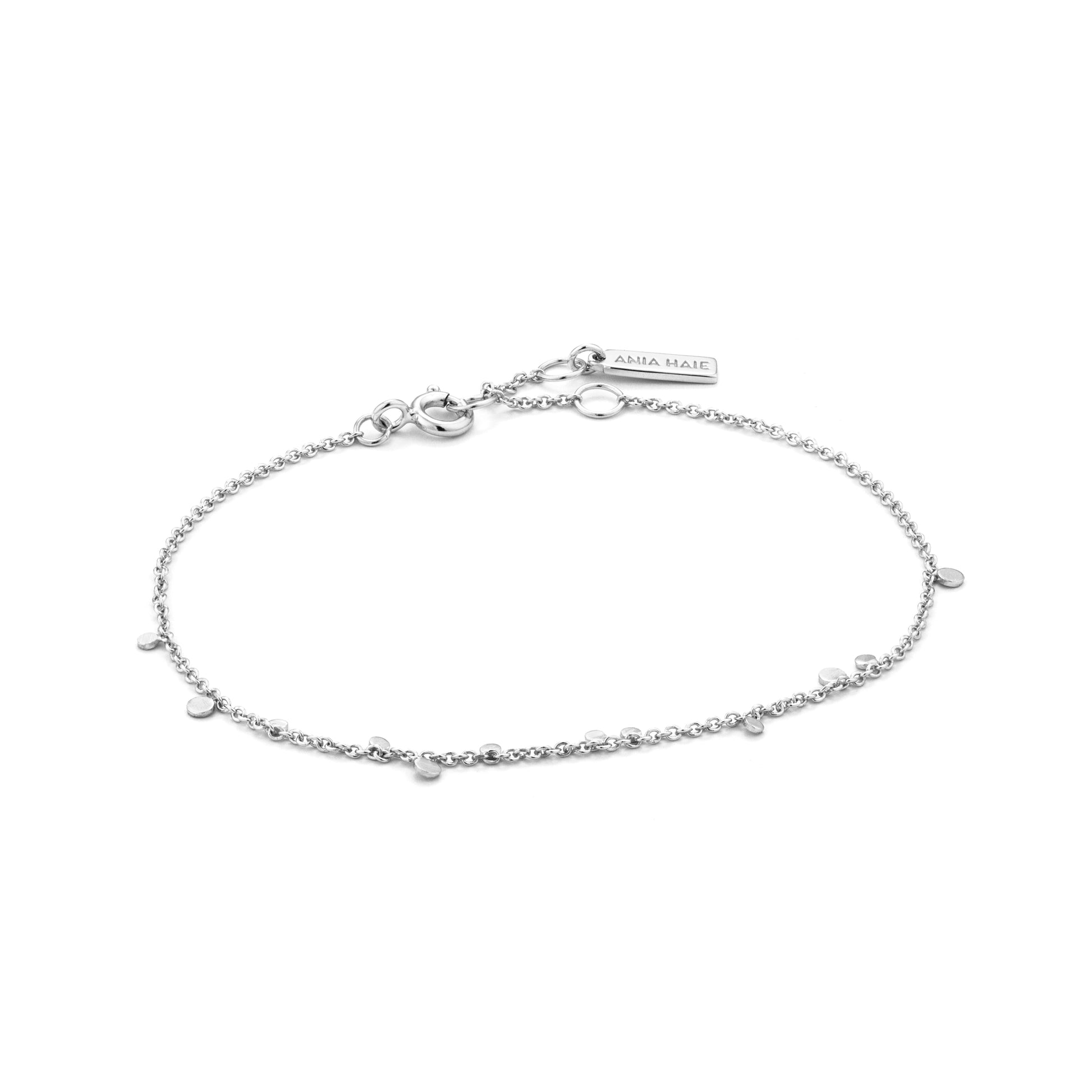 Ania Haie Geometry Drop Discs Bracelet - Silver Bracelets