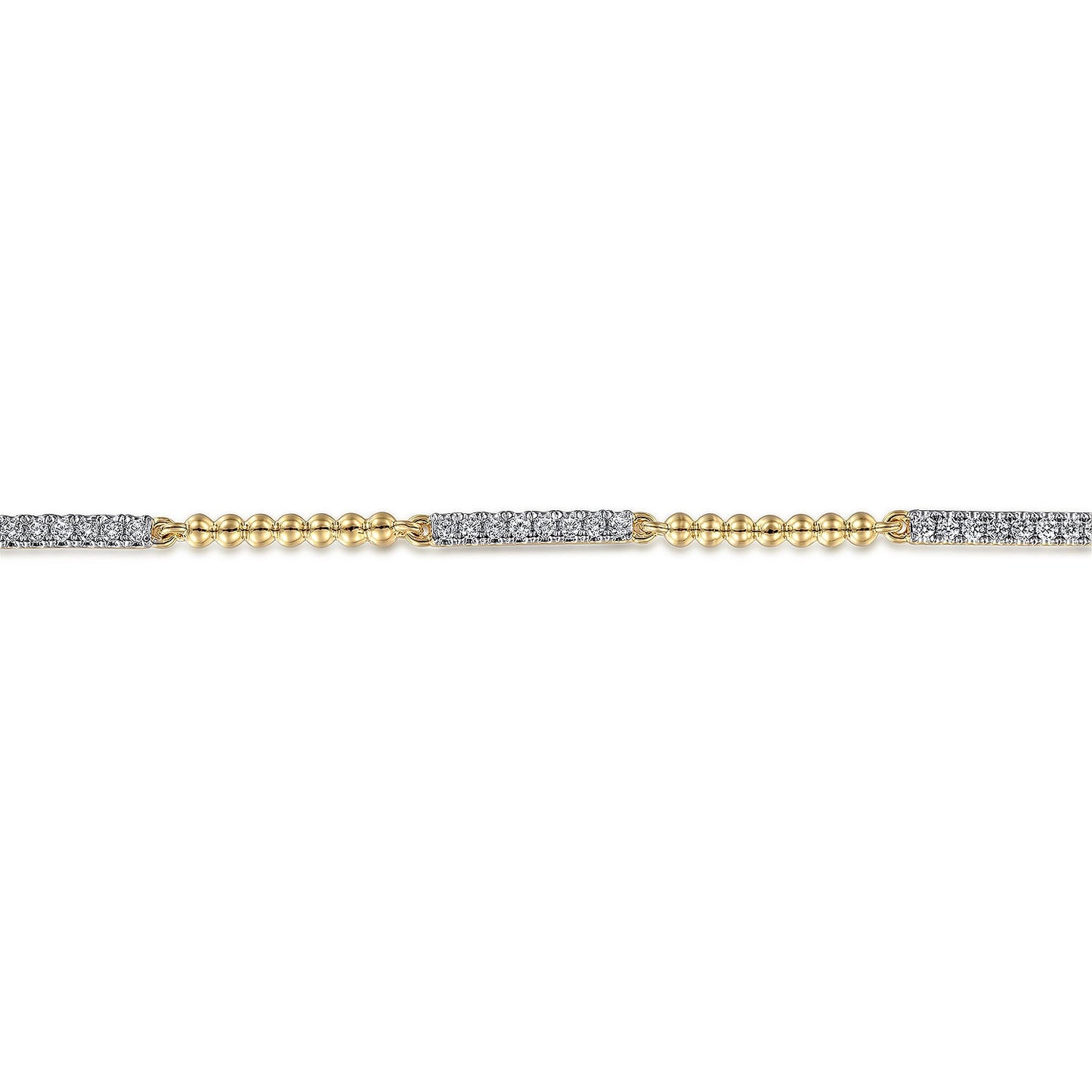 Gabriel & Co. Yellow Gold Diamond Bracelet