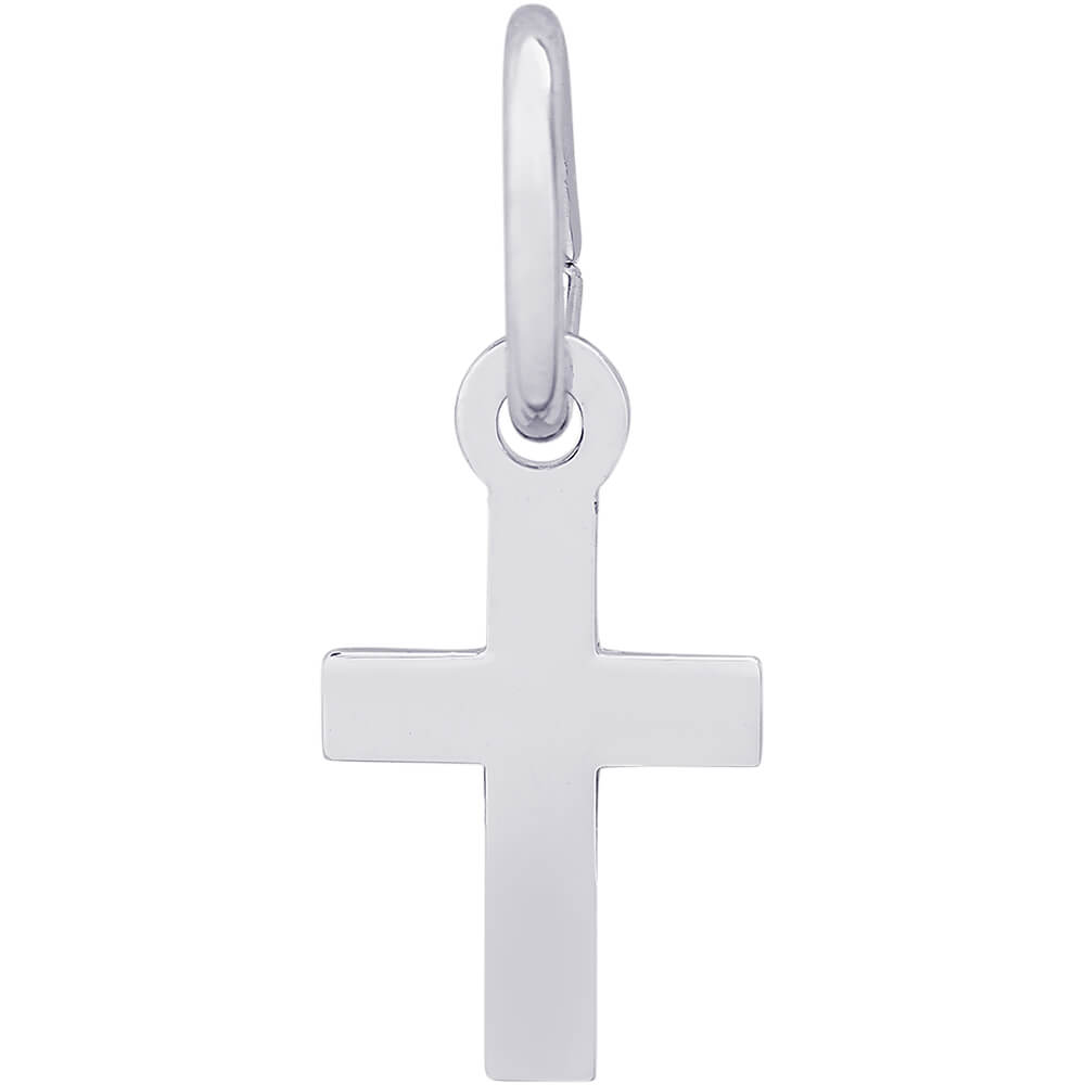 Rembrandt Cross Charm - Silver Charms