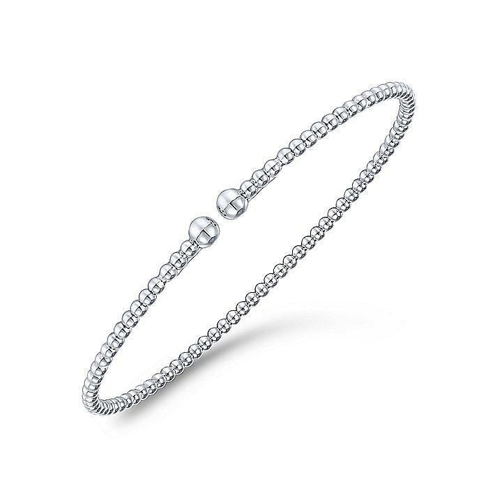 Gabriel & Co. White Gold Bujukan Split Bangle Bracelet - Gold Bracelets