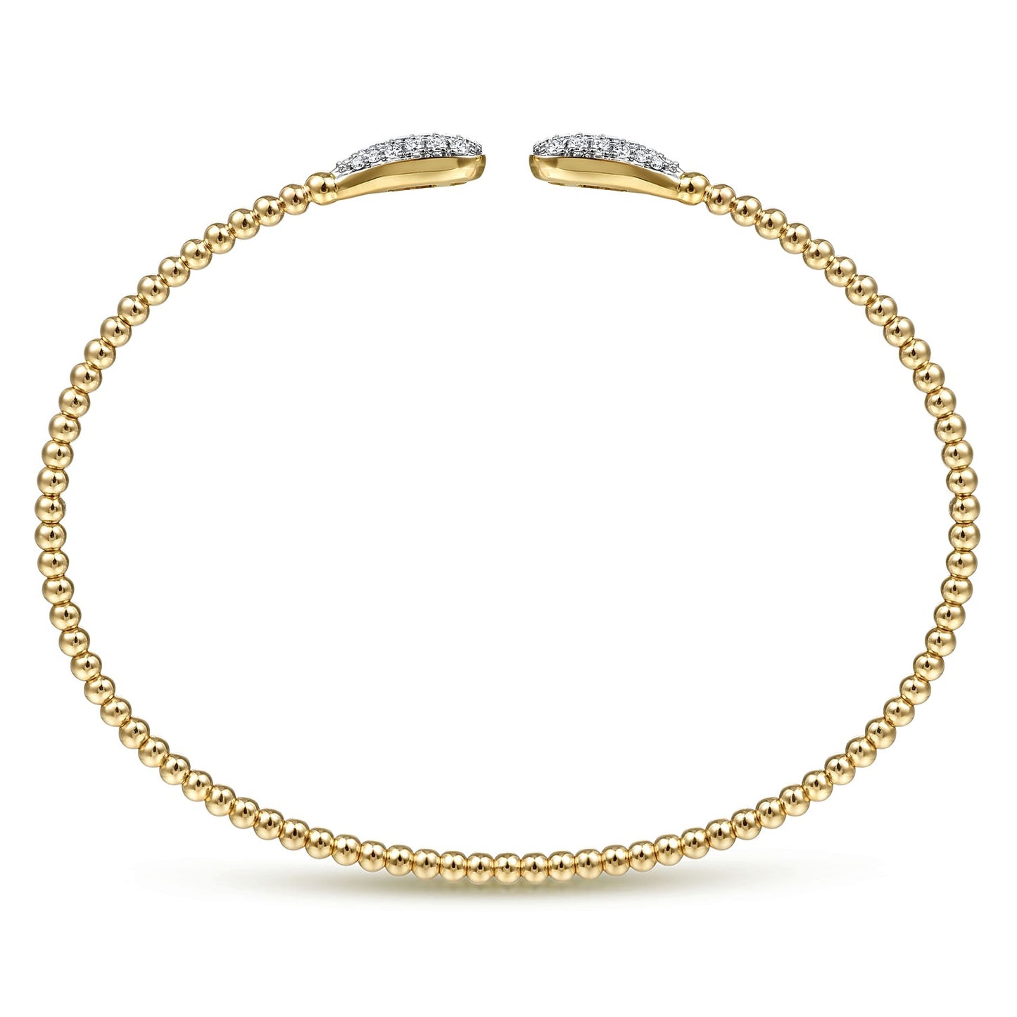 Gabriel & Co. Yellow Gold Diamond Bujukan Bracelet