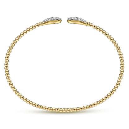 Gabriel & Co. Yellow Gold Diamond Bujukan Bracelet