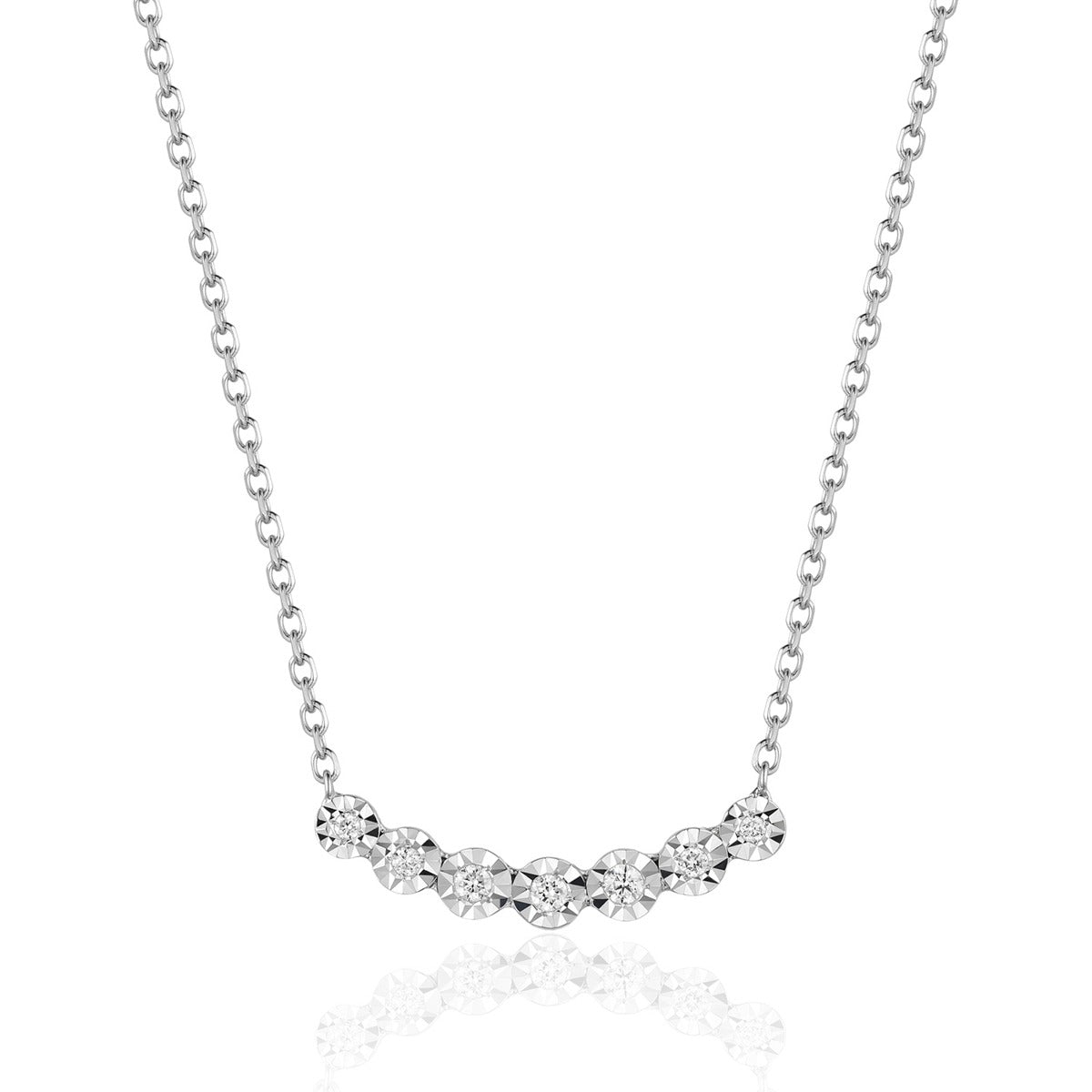 White Gold Diamond Pendant