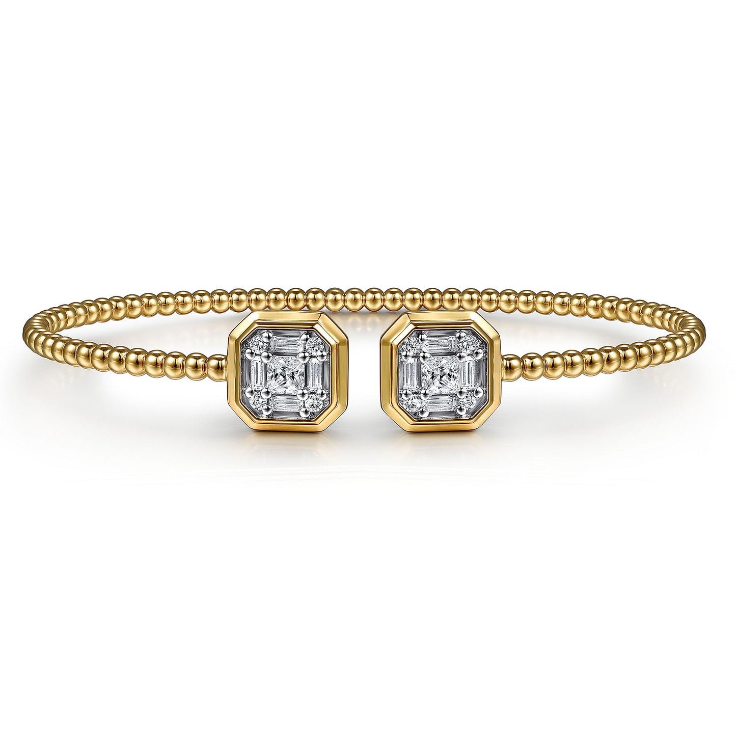 Gabriel & Co. Yellow Gold Diamond Bujukan Bracelet