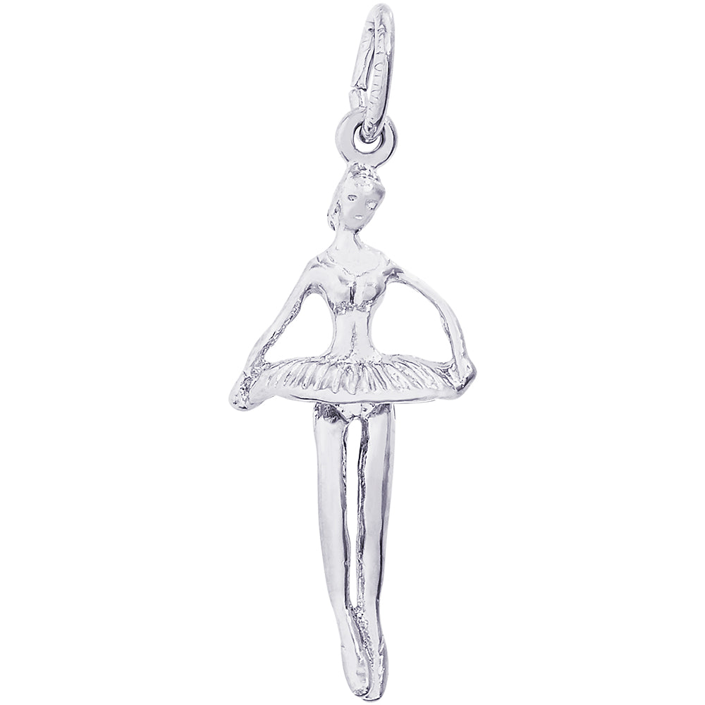 Rembrandt Dancer Charm - Silver Charms