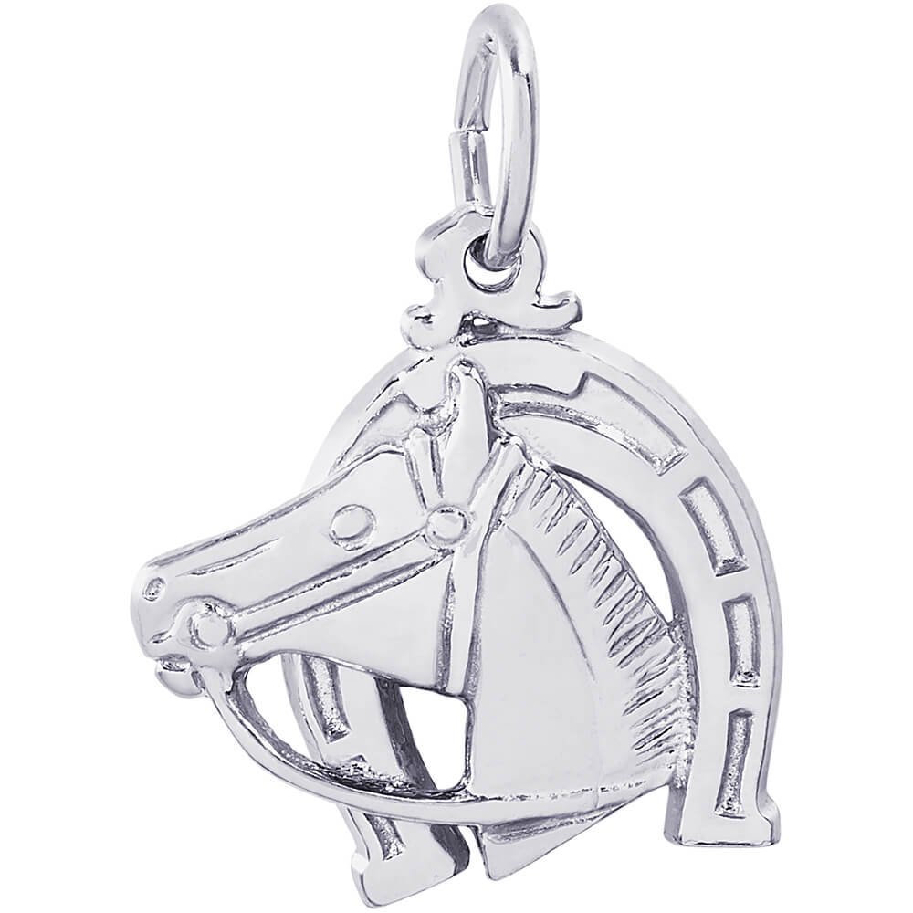 Rembrandt Horse Charm - Silver Charms