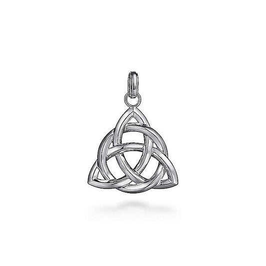 Gabriel & Co. Sterling Silver Celtic Knot Pendant - Gents Pendant